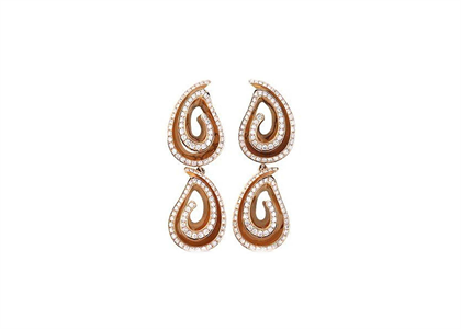 Rose Gold Plated | Chandelier Earrings